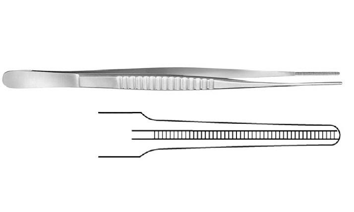 DE BAKEY Пінцет судинний; прямий; атравматичний; Ø 3,5мм; 20,0см. Tontarra Medizintechnik GmbH